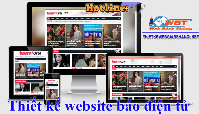 Thiết kế website báo điện tử giá rẻ chuẩn seo
