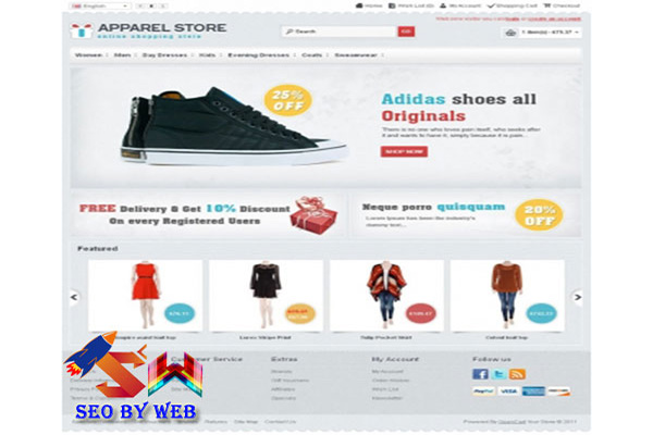 Lợi ích thiết kế website bán giày dép