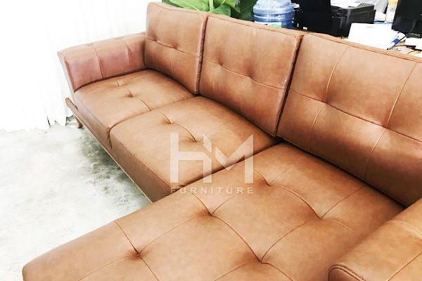 mẫu sofa da bò cao cấp